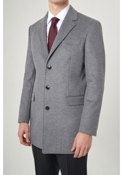 Bisse Erkek Palto Gri Ppl22K22211 D55 Gri