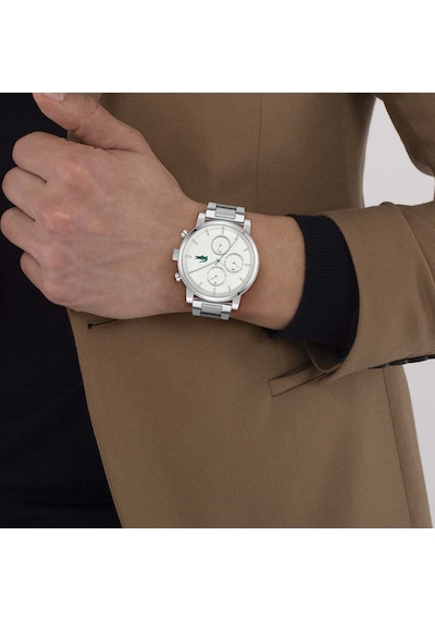 Lacoste Lac2011452 Erkek Kol Saati Metalik Gri
