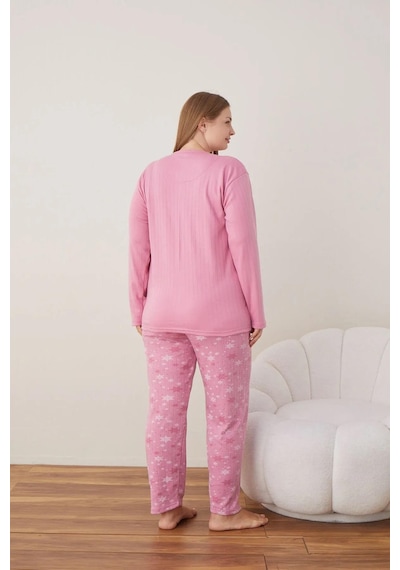Boyraz Lindros Kadın Pamuklu Düğme Yaka Raporlu İnterlok Battal Pijama Takımı 05110 - 1 Adet Pembe Boyraz Lindros Kadın Pamuklu Düğme Yaka Raporlu İnterlok Battal Pijama Takımı 05110 - 1 Adet Pembe