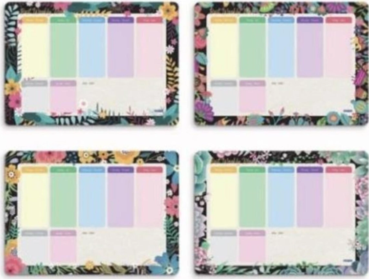 Haftalık Planlayıcı 17x24 Best Weekly Plan Karışık