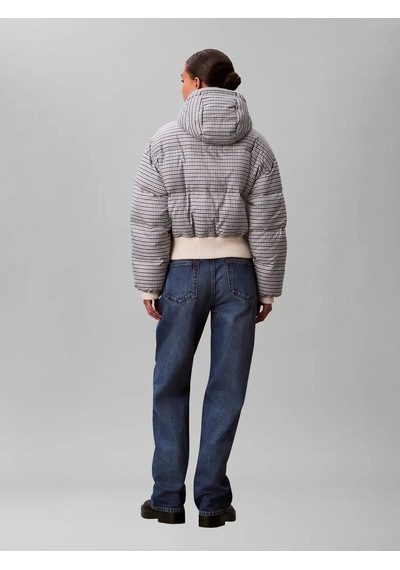 Calvin Klein Yd Nylon Insulated D, 5ge Siyah Kadın Mont