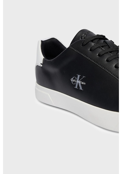 Calvin Klein Deri Logolu Sneaker Ayakkabı Hw0hw032950gm Bayan Ayakkabı Hw0hw03295 0gm Siyah