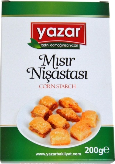 Yazar Mısır Nişastası 12 x 200 G
