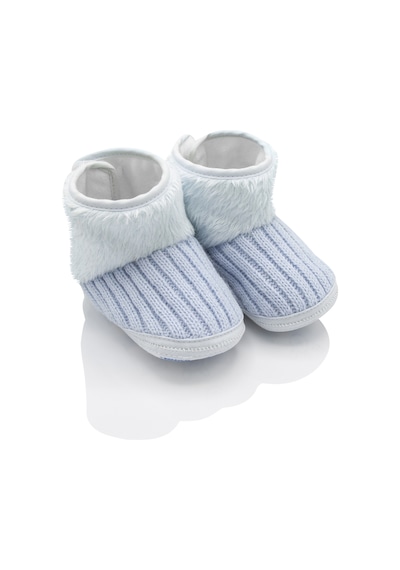 Twigy Bambi Bebek Patik Pembe/mavi 0-12 Ay Mavi