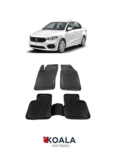 Fiat Egea Sedan Paspas 2015-2025 Arası Uyumlu 3d Havuzlu Paspas