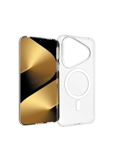 Forzacase Huawei Pura 80 Pro İle Uyumlu Clearmag Serisi Magsafe Özellikli Kristal Şeffaf Sert Kılıf