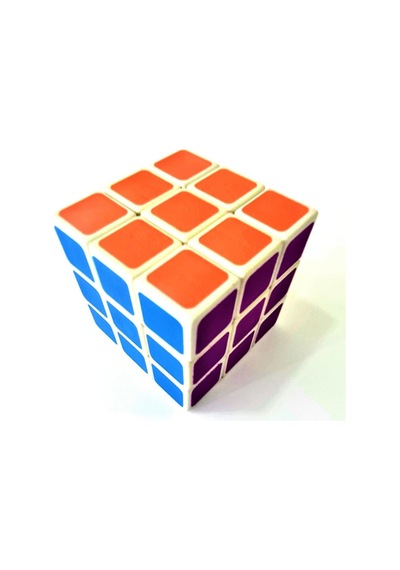 3x3 Klasik Zeka Küpü, Renkli, Yapboz Oyunu