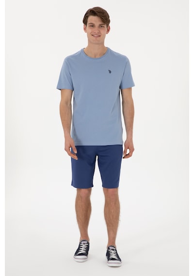 U.S. Polo Assn. Erkek Regular Fit Lacivert Örme Şort 50300078-VR059