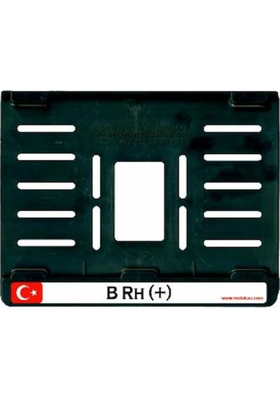 Motosiklet Pleksi Plakalık B Rh (+)