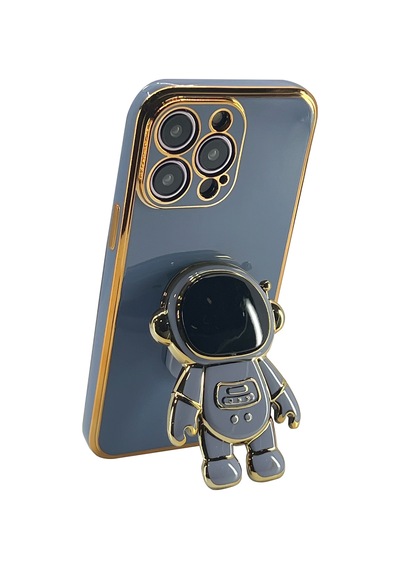 Nettech Apple Uyumlu iPhone 13 Pro Max Astronaut Seri Arka Koruma Kılıf - Siyah Siyah