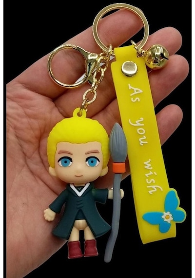 Dünyadan Hediyeler Harry Potter Draco Malfoy 3d Silikon Anahtarlık No.2