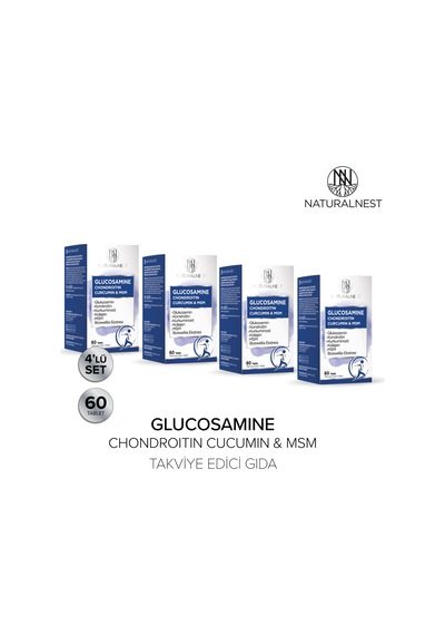 Naturalnest Glucosamine Chondroitin Curcumin & Msm Tablet 4 Adet