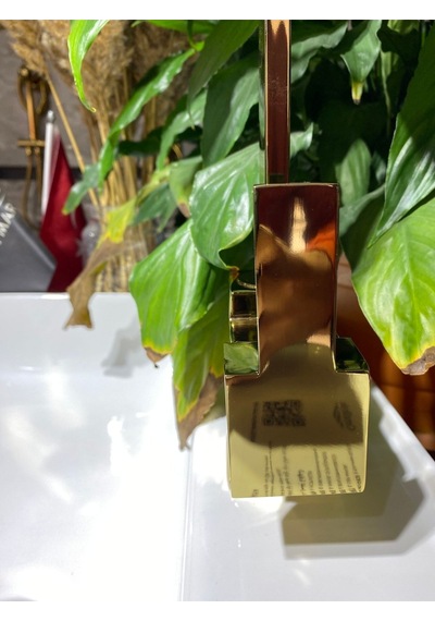 İsaoğlu Yapı Parlak Gold Mutfak Bataryası Altın Evye Musluk Kare Tasarım Gold Musluk Gold
