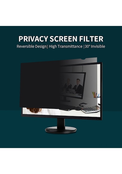 Lemestar 23.8" Monitör İçin Çift Yönlü Uv Koruma Ve Göz Yorgunluğunu Azaltan Gizlilik Filtresi