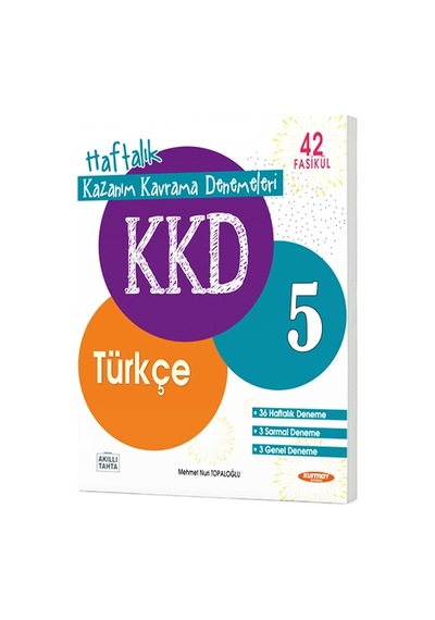 Kurmay Yayınları 5. Sınıf Türkçe Haftalık Kazanım Kavrama Denemel