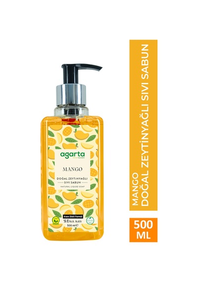 Agarta Doğal 500 ML Mango Sıvı Sabun