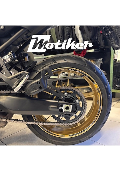 Yamaha Tracer Gt9 Tracer900 Gold Siyah Jant Sticker Etiket Modeli