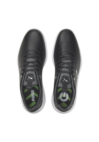 Puma Ignate Pro Erkek Golf Ayakkabısı Black - Silver - Hot Coral 02