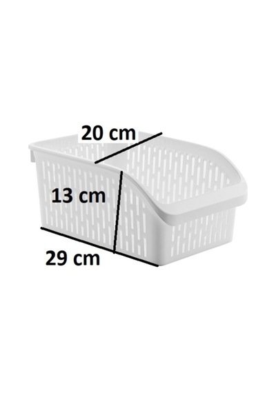 Buzdolabı Dolap içi Düzenleyici Organizer 5 Adet Siyah