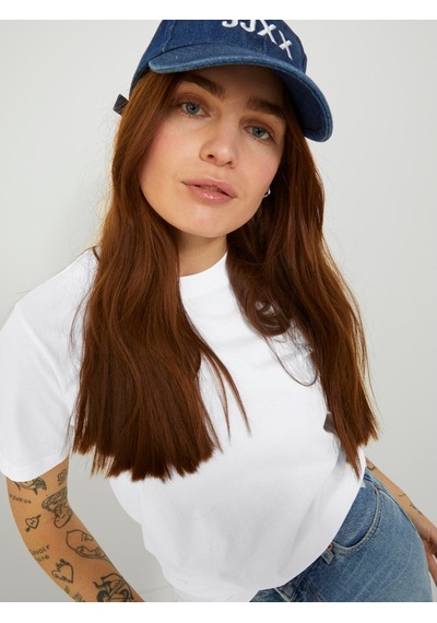 Jjxx Standart Kalıp Beyaz Kadın T-shirt 122001822 001