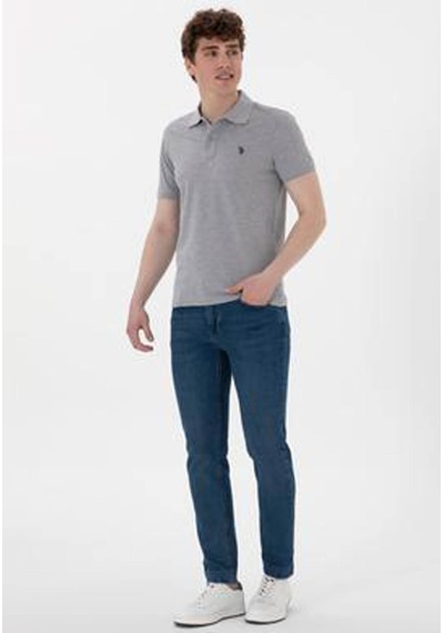 U.s. Polo Assn. Gtp04ıy025 Gri Erkek Polo Yaka T-shirt 2084151 Gri