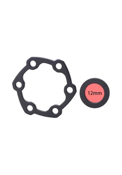 Hassns Göbek Disk Adaptörü Arka 12x142mm 148mm  Boost Siyah