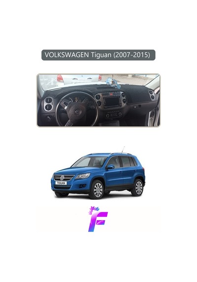 Volkswagen Tiguan 2007-2015 Uyumlu Torpido Örtüsü Yansıma Önleyici Hızlı Ve Kolay Montaj L8