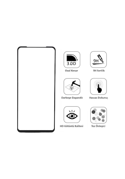 Xiaomi Redmi Note 8 5D Seramik Tam Kaplayan Ekran Koruyucu