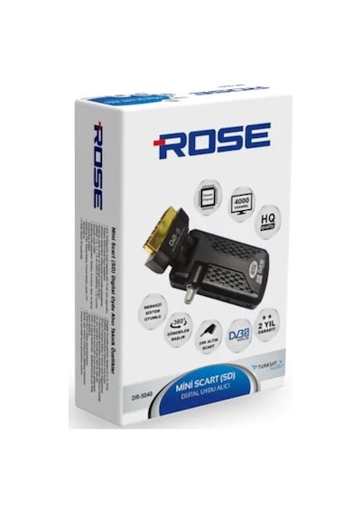 Rose Mini Tkgs Scart Uydu Alıcı Cihazı