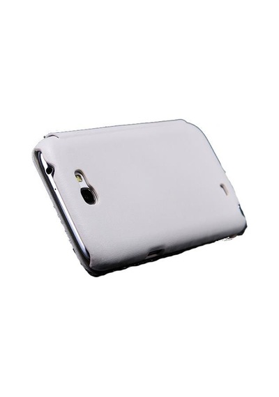 Nillkin N7100 Galaxy Note 2 İle Uyumlu Yana Açılan Kapaklı Kılıf Beyaz Renk