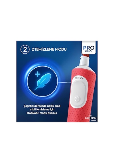 Ayrex Oral-b Pro Kids The Lion King Şarjlı Diş Fırçası