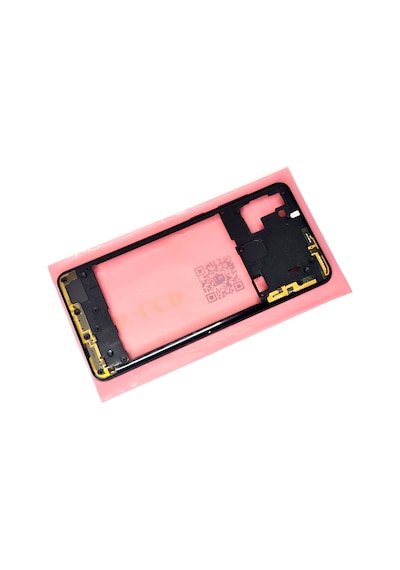 Samsung Galaxy A21s Uyumlu Full Kasa Arka Kapak Batarya Kapağı - Siyah Çok Renkli