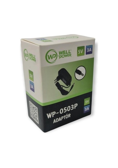 Wellpower Dc 5Volt 3Amper Adaptör 5.5X2.5Mm