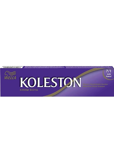 Koleston Tüp Boya 50 Ml - 7.1 Küllü Kumral + 20 Vol Oksidan Peroksit
