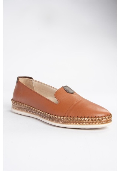Fox Shoes P555000103 Taba Hakiki Deri Günlük Kadın Ayakkabı Taba-hakiki Deri Taba