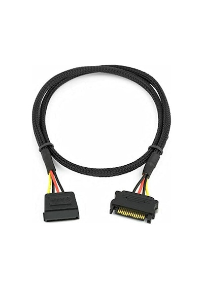 Sata Power Uzatma Kablosu 60 Cm Standart