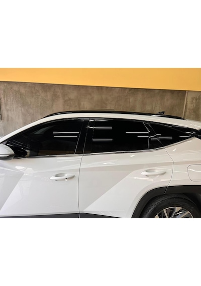 Hyundai Tucson Krom Cam Çıtası 6 Parça 2020 ve Üzeri P.Çelik