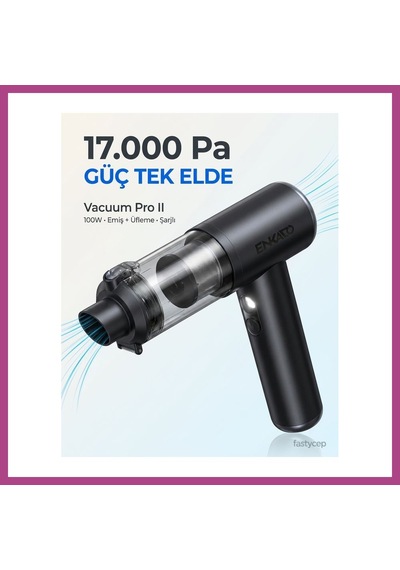 Gees Global Ekd-sp10 17000pa 2000ah Güçlü Vakum Ve Üflemeli Şarjlı Elektrikli Araç Süpürgesi 3ad Filtre Gbzs