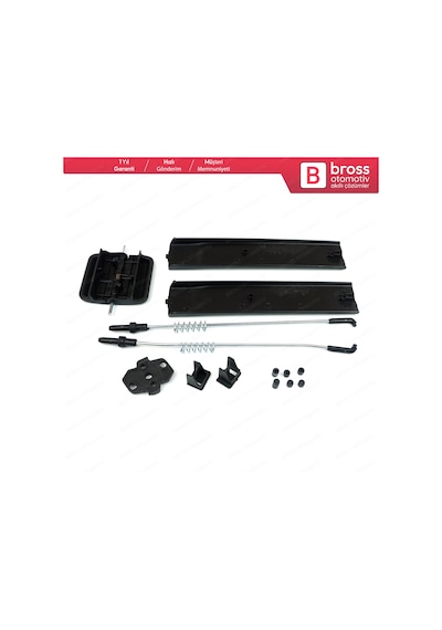 Vw T5 Caravelle için Yan Sürgülü Cam Tamir Seti 7h0847781b N11.20043