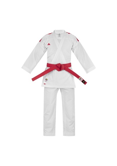 Adidas K250kıt Senko Karate Kumite Elbisesi Seti 2 Üst - 1 Pantolon Beyaz
