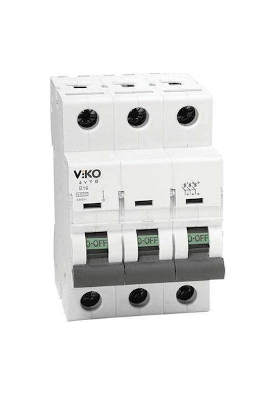 Viko 3X25 A. C Tipi Trifaze Sigorta 3kA-4,5 kA 3-4VTB-3C 25