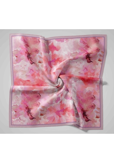 Silk Home Olinda İpek Eşarp 47004-22 Lila, Bordo, Kırmızı, Pembe