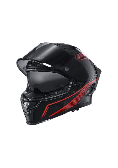 Ff871 Fire Motosiklet Kaskı Spoiler Mod Full Face Kask Çok Renkli