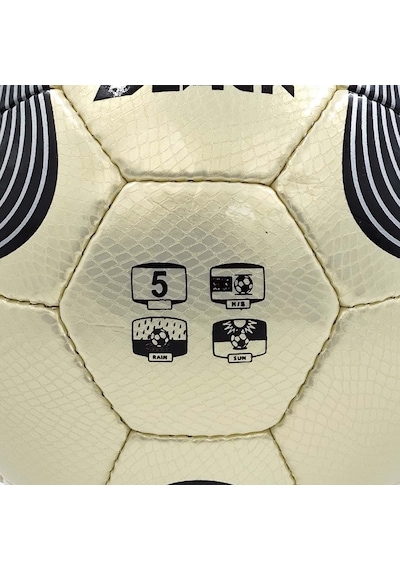 Black Süper Futbol Topu Std Altın - Siyah