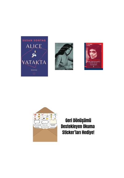 Alice Yatakta + Vurgulanan Yer + Bilinç Tene Kuşanınca + Okuma Sticker'ları