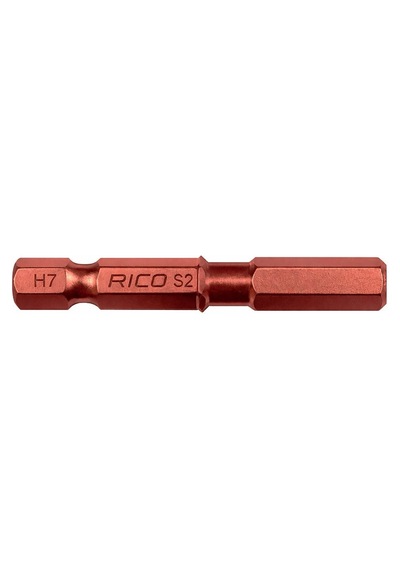 Rıco 1/4 H7 Allen Bits Uç Mıknatıslı Kırmızı 50 Mm