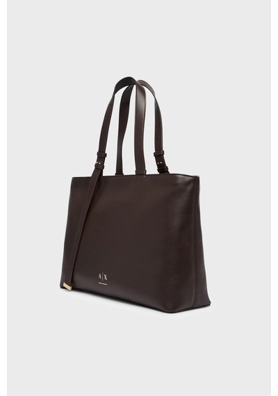 Armani Exchange Logolu Ayarlanabilir Askılı Çanta Kadın Çanta Xw002988 Af19902 U6032 Kahve