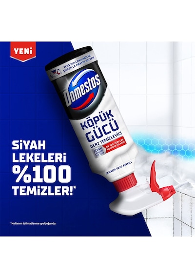 Domestos Köpük Gücü Derz Temizleyici 450 Ml X3 3'lü Set