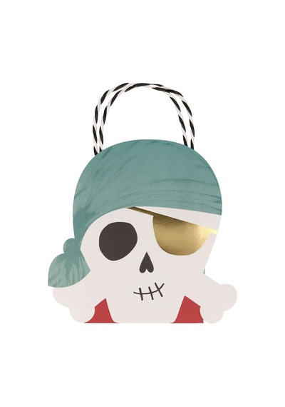 Meri Meri - Pirate Party Bags - Korsan Parti Çantaları - 8'li Tüm Yaşlar
