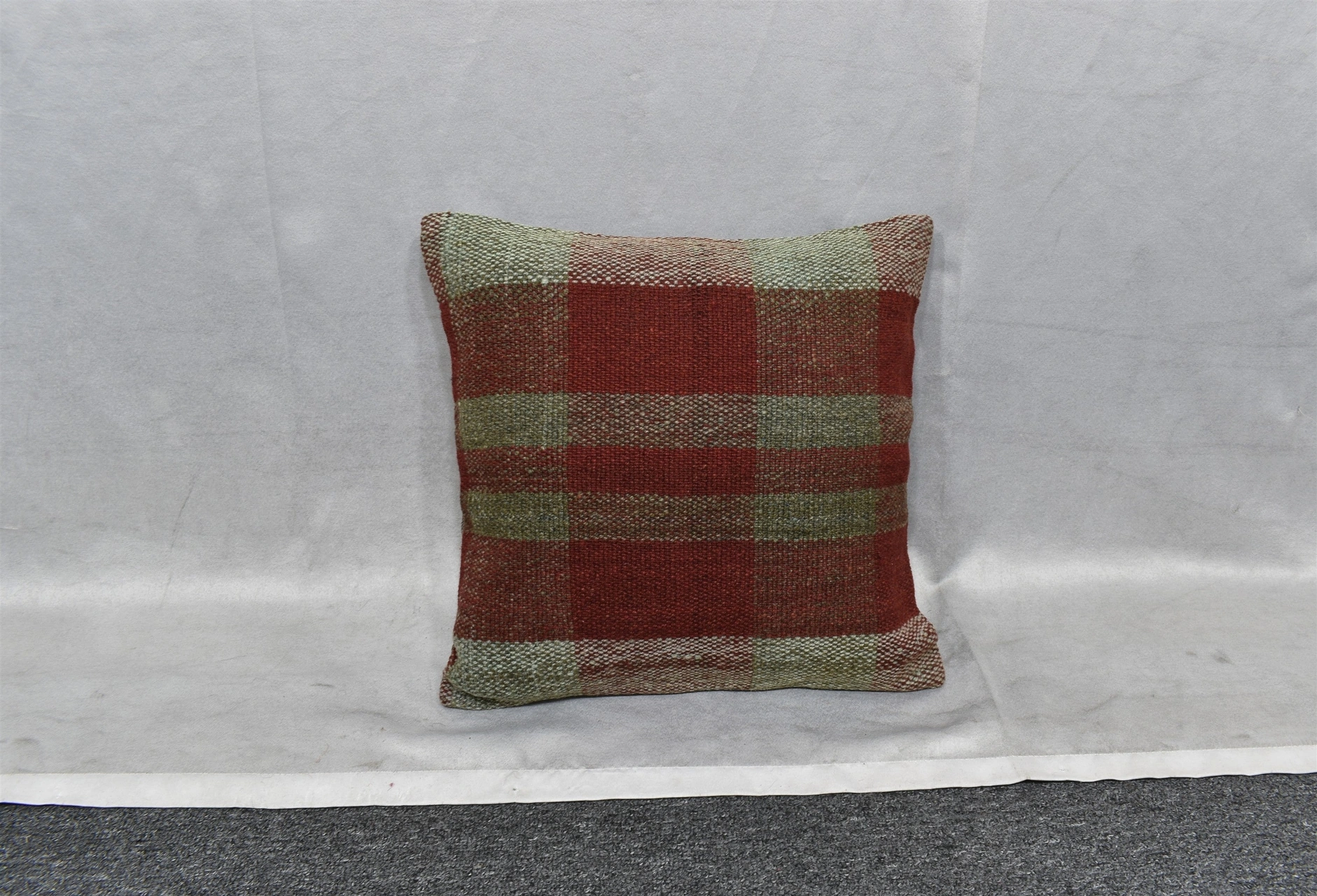 Zehra Abla Halı Yeni El Dokuma Dekoratif Kilim Kırlent Yastık Kılıfı 6521 Çok Renkli